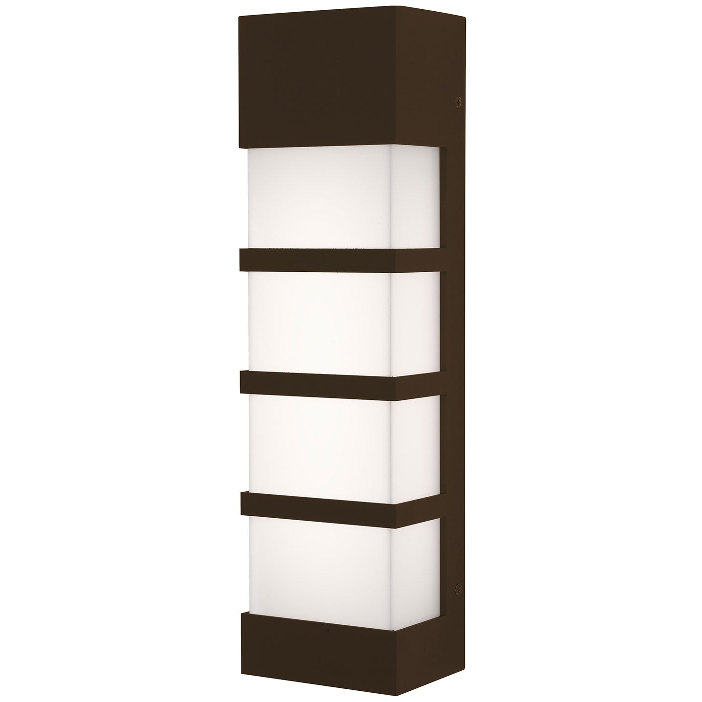 AFX Lighting SEW0517LAJUDBZ State 17 Inch LED Outdoor Wall Sconce Light ,120-277V, Watt 24W, Selectable 5CCT, Textured Bronze Finish