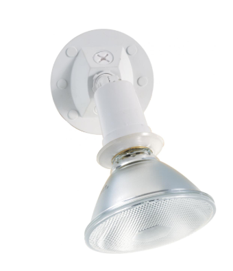 Nuvo SF76-520 1 Light - 5" Flood Light- PAR38 with Adjustable Swivel - White Finish