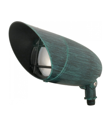 Nuvo SF76-657 1 Light - Landscape Flood - PAR30LN Flood - Antique Verdi Finish Finish