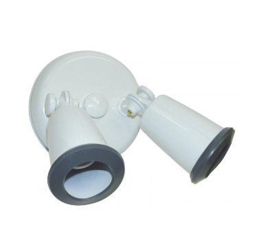 Nuvo SF76-684 2 Light - 14" - LED Flood Light; Exterior - PAR38 Holder with Adjustable Swivel - White Finish
