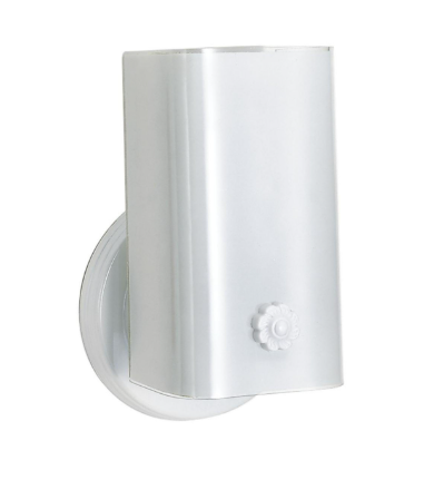 Nuvo SF77-086 1 Light - 7" - LED Vanity Wall Light - with White "U" Channel Glass - White Finish