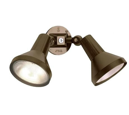 Nuvo SF77-495 2 Light - 15" - LED Flood Light; Exterior - PAR38 with Adjustable Swivel - Bronze Finish