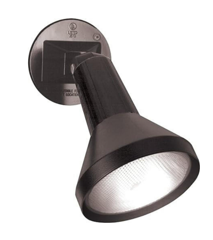 Nuvo SF77-700 1 Light - 8" - LED Flood Light Exterior - PAR38 with Adjustable Swivel - Black Finish