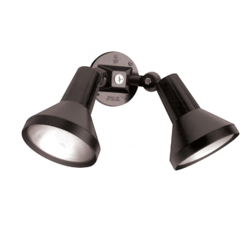 Nuvo SF77-701 2 Light - 15" - LED Flood Light Exterior - PAR38 with Adjustable Swivel - Black Finish