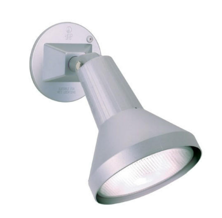 Nuvo SF77-702 1 Light - 8" - LED Flood Light Exterior - PAR38 with Adjustable Swivel - Gray Finish