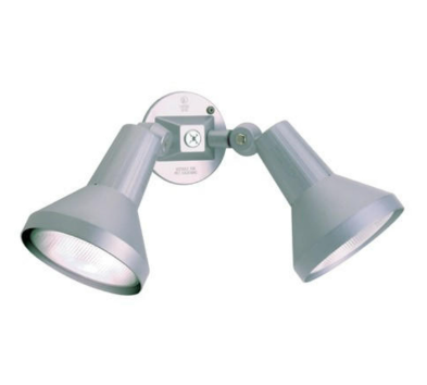 Nuvo SF77-703 2 Light - 15" - LED Flood Light Exterior - PAR38 with Adjustable Swivel - Gray Finish