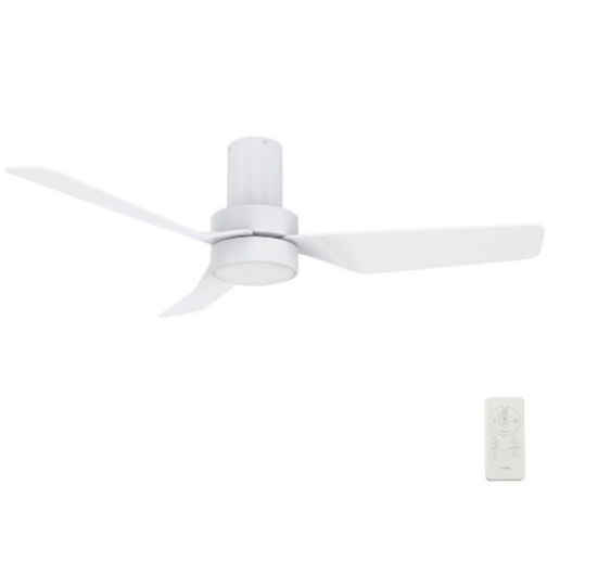 Carro USA SFR443N2-L11-W1-1-FM 44 Inch Porter Contemporary White LED Home Ceiling Fan