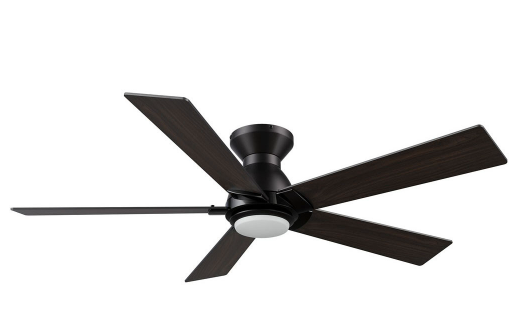 Carro USA SFR485J1-L11-BG-1-FM Ascender Modern LED 48" Ceiling Fan, Black Finish