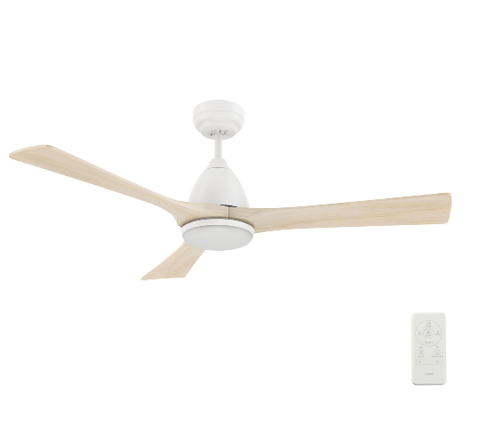 Carro USA SFR523A2-L12-WM1-1 52 Inch Nicolet Contemporary White LED Ceiling Fan
