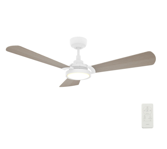 Carro USA SFR523B3-L22-W6-1 52 Inch Brisa Modern White LED Home Ceiling Fan