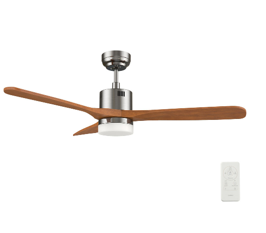 Carro USA SFR523E4-L12-SM2-1 52 Inch Palmer Contemporary Brushed Nickel LED Ceiling Fan