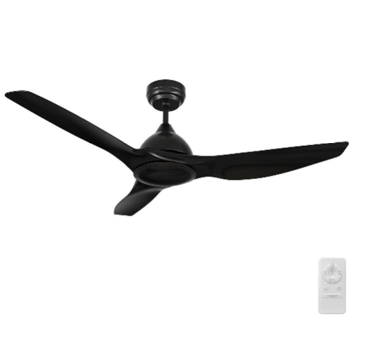 Carro USA SFR523K-N10-B2-1 52 Inch Cranston Modern Black LED Ceiling Fan