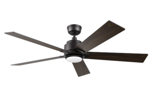 Carro USA SFR565J1-L11-BG-1 Ascender Contemporary LED 56" Home Ceiling Fan, Black Finish