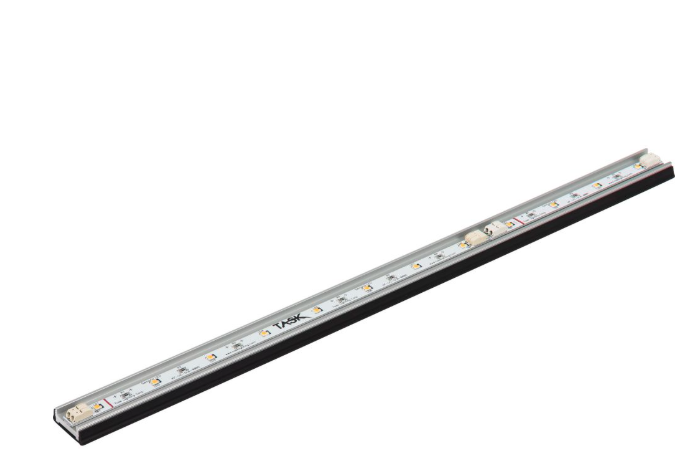 Task Lighting SG9-30ND15B-F40 30" Black Strip Light with Mount, CCT 4000K Cool White, High Light Output