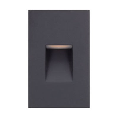 American Lighting SGL4-120-30-VS Vertical Step Light, Wattage 2W, Color Temperature 3000K, 60 Lumens, Voltage 120V, Slot Black / White Cover