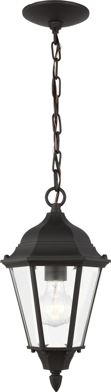 Generation Lighting 60938-12 Bakersville 1 light textured black hanging lantern ceiling light