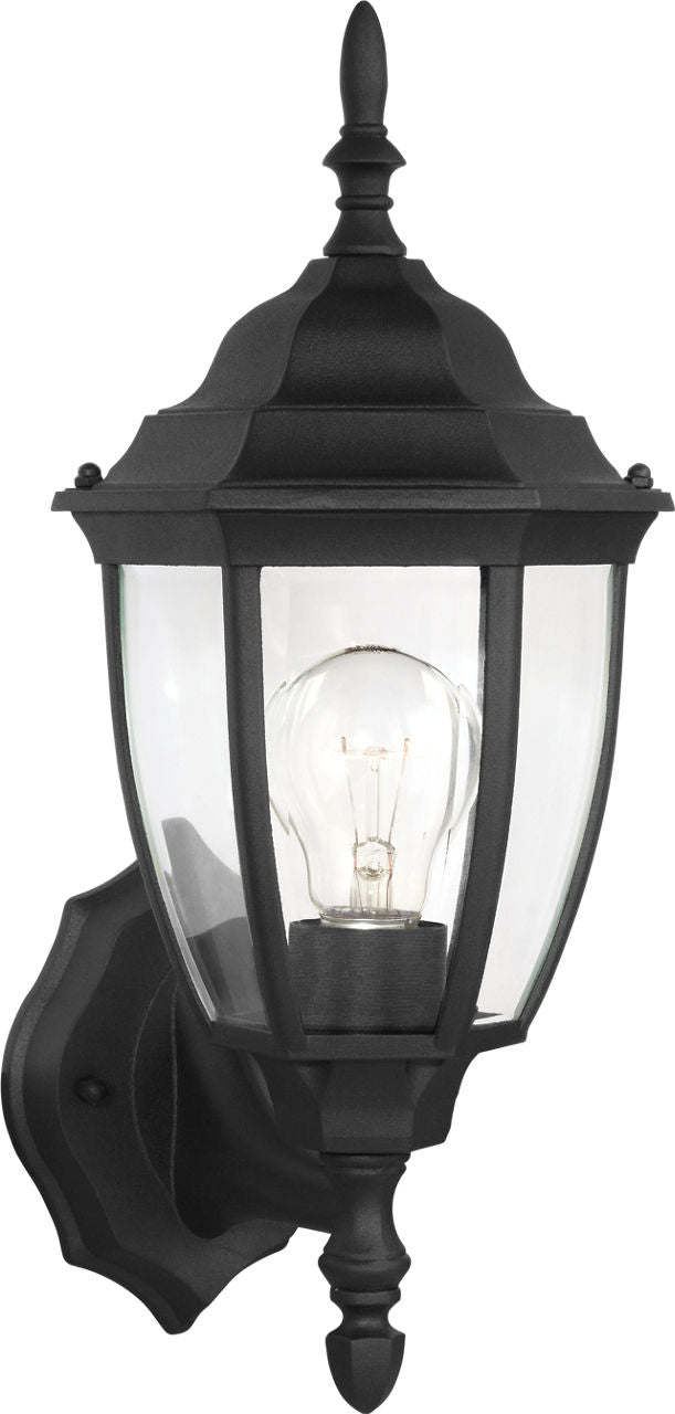 Generation Lighting Bakersville 1 light textured black outdoor wall lantern