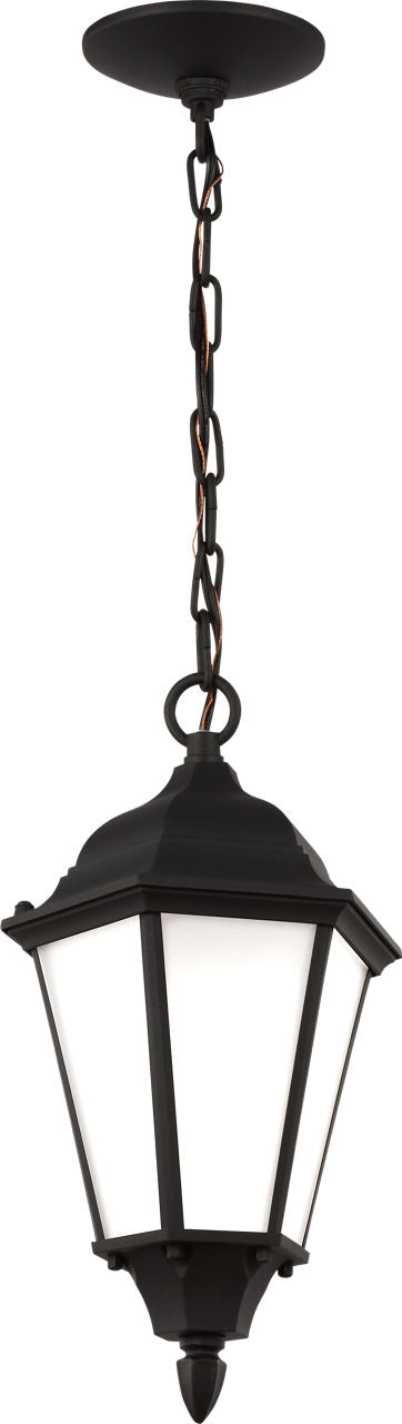 Generation Lighting Bakersville textured black hanging lantern ceiling light