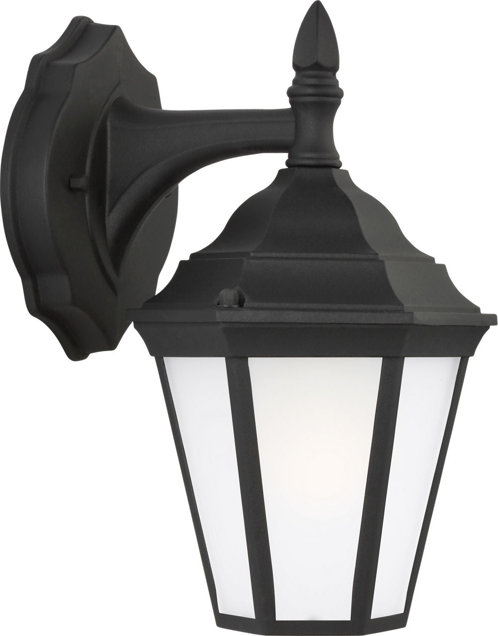 Generation Lighting 89937-12 Bakersville 1 Light 11 inch Textured Black Outdoor Wall Lantern