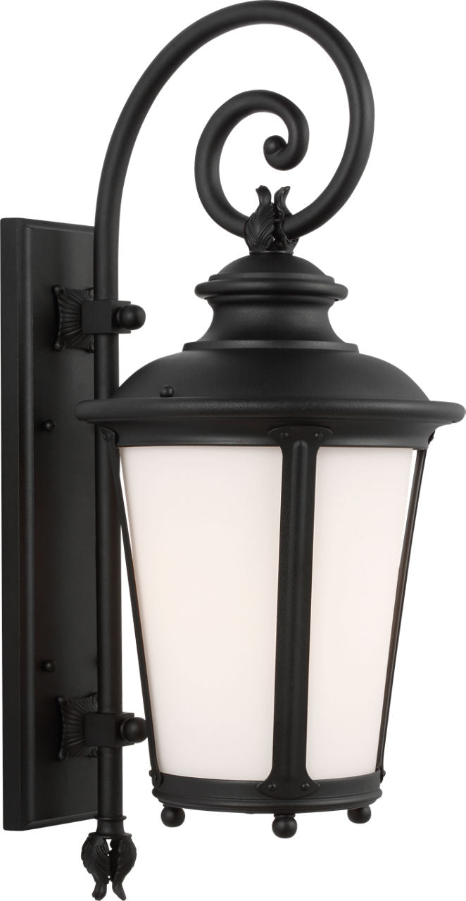 Generation Lighting 88242EN3-12 Cape May 1 Light 26 inch Black Outdoor Wall Light