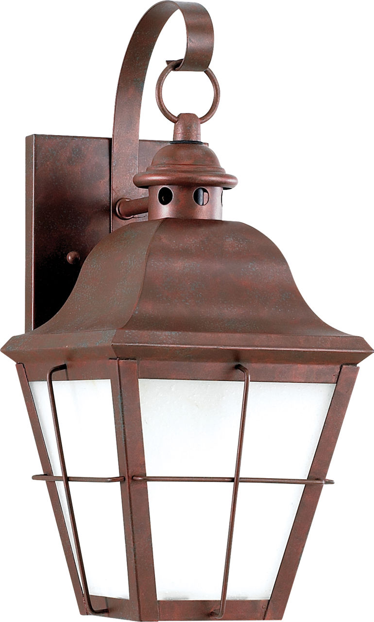 Generation Lighting Chatham 1 Light 14.5 inch Weathered Copper Wall Lantern