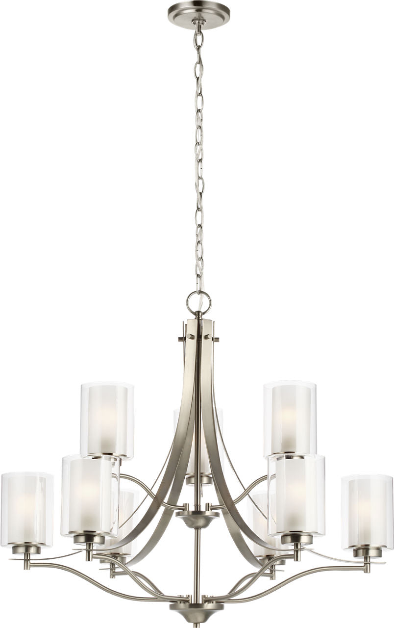 Generation Lighting Elmwood Park 9 light chandelier ceiling light