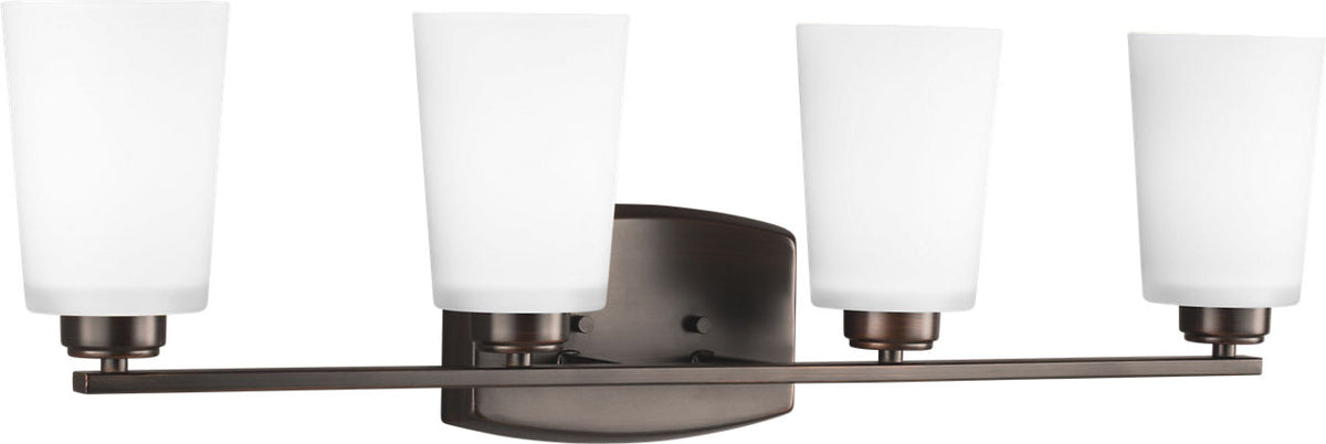 Generation Lighting Franport 4 light bronze bath vanity wall light
