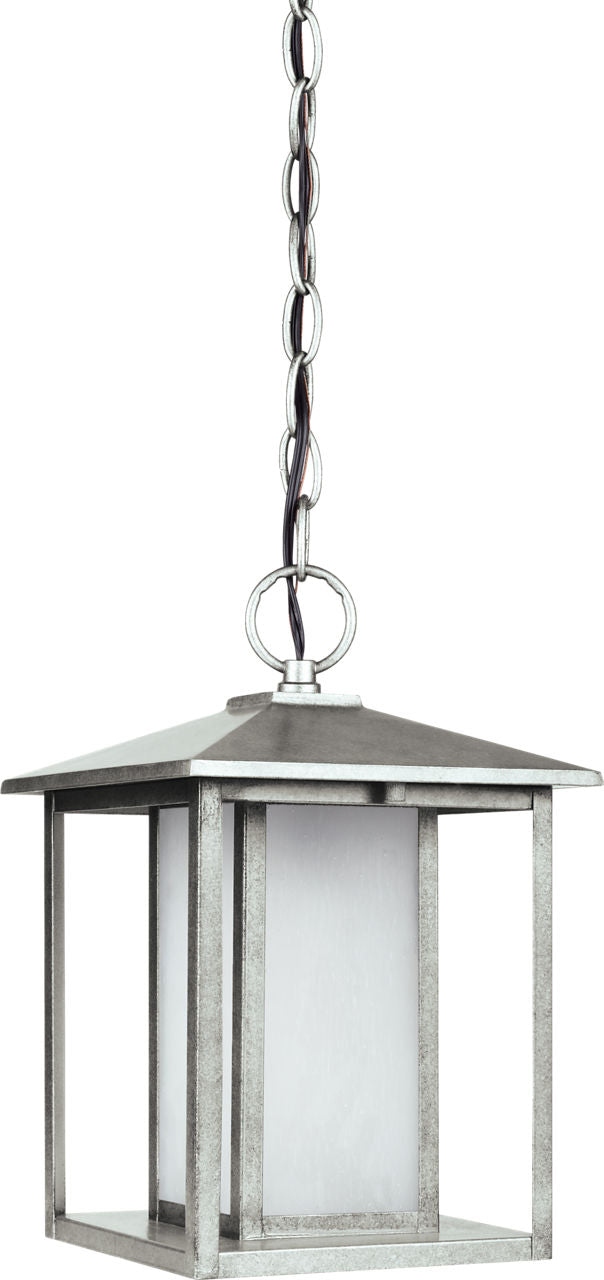 Generation Lighting Hunnington 1 light weathered pewter hanging lantern ceiling light