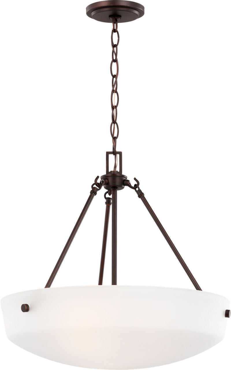 Generation Lighting Kerrville 3 light bronze pendant ceiling light