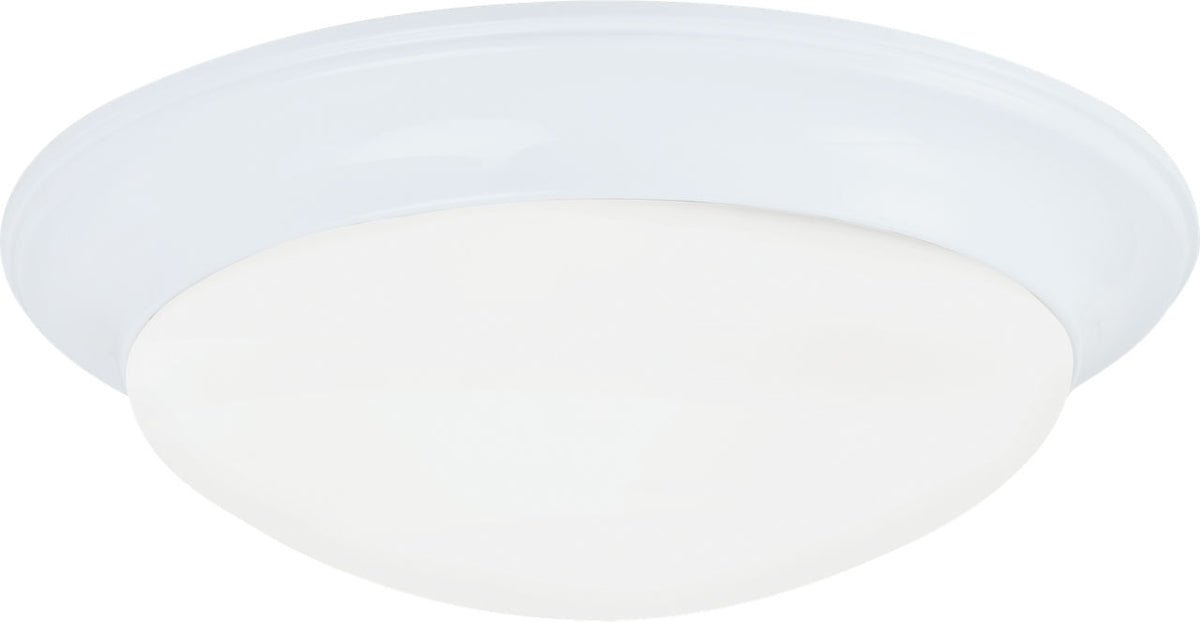 Generation Lighting Nash small white flush mount ceiling light