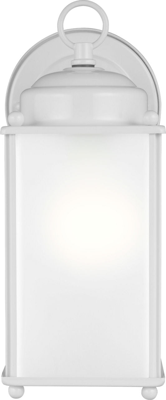 Generation Lighting 8593001-15 New Castle 1 light white wall lantern wall light