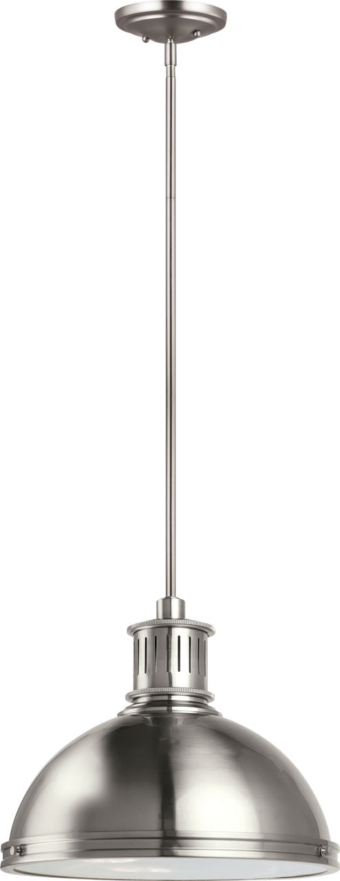 Generation Lighting Pratt Street Metal 3 light brushed nickel pendant ceiling light