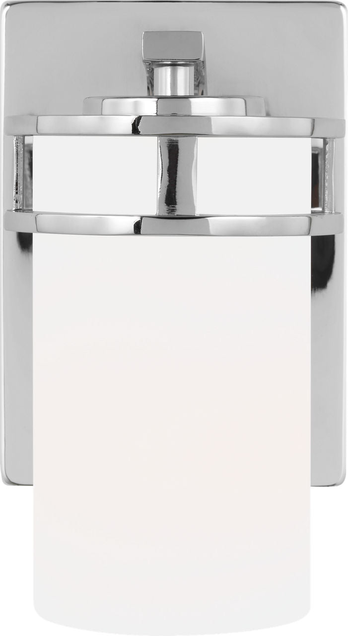 Generation Lighting Robie 1 light chrome bath vanity wall light