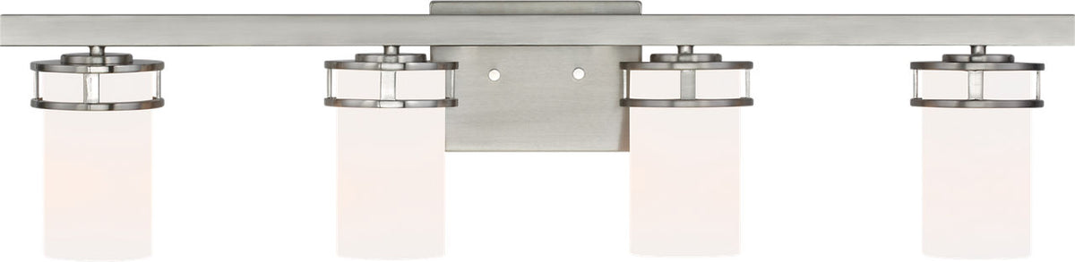 Generation Lighting 4421604-962 Robie 4 Light 34 inch Brushed Nickel Bath Vanity Wall Light