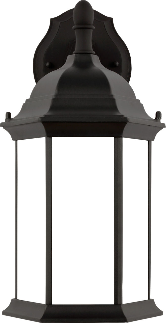 Generation Lighting 8938751EN3-12 Sevier 1 Light 16 inch Textured Black Wall Lantern Wall Light
