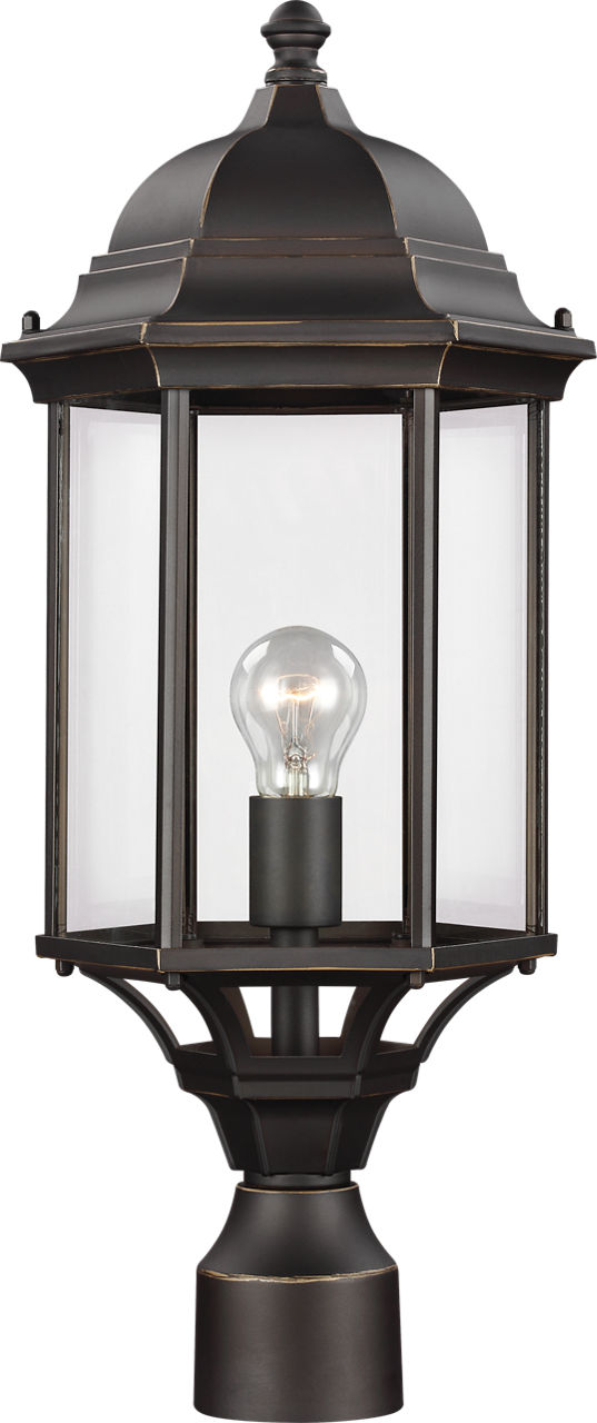 Generation Lighting Sevier 1 light 22 inch bronze post lantern