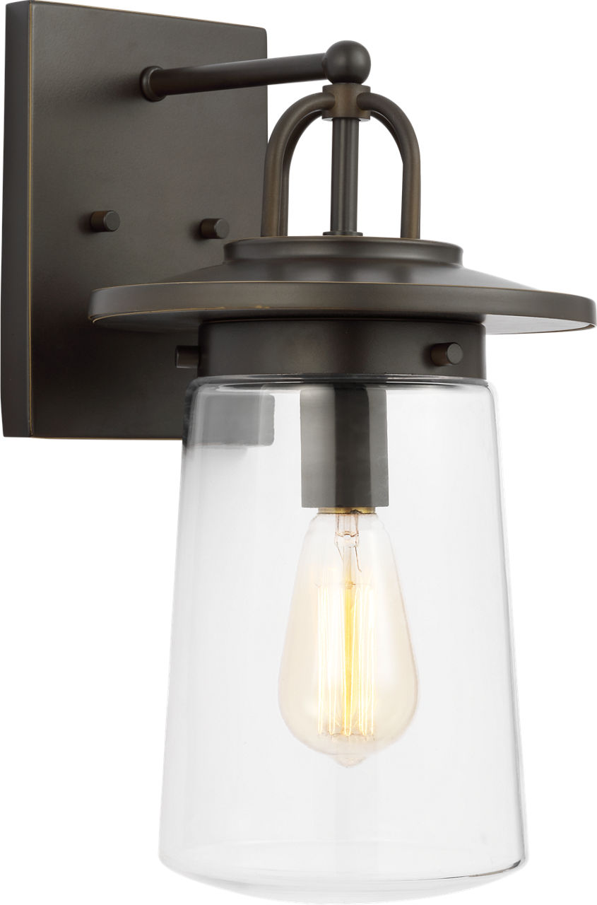 Generation Lighting 8608901-71 Tybee 1 Light 15.5 inch Antique Bronze Outdoor Wall Lantern
