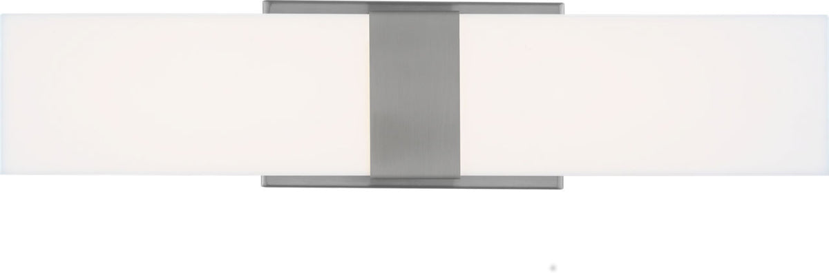 Generation Lighting Vandeventer 18 inch brushed nickel LED bath vanity wall light