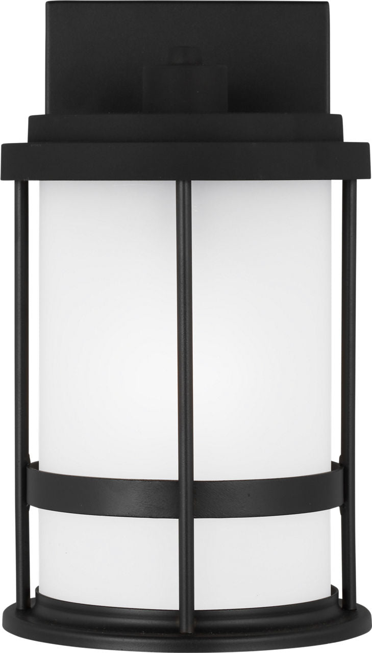 Generation Lighting Wilburn 1 Light 6 inch Black Wall Lantern