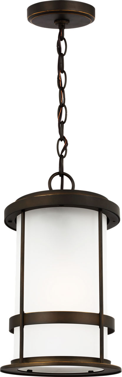 Generation Lighting Wilburn 1 light antique bronze pendant ceiling light