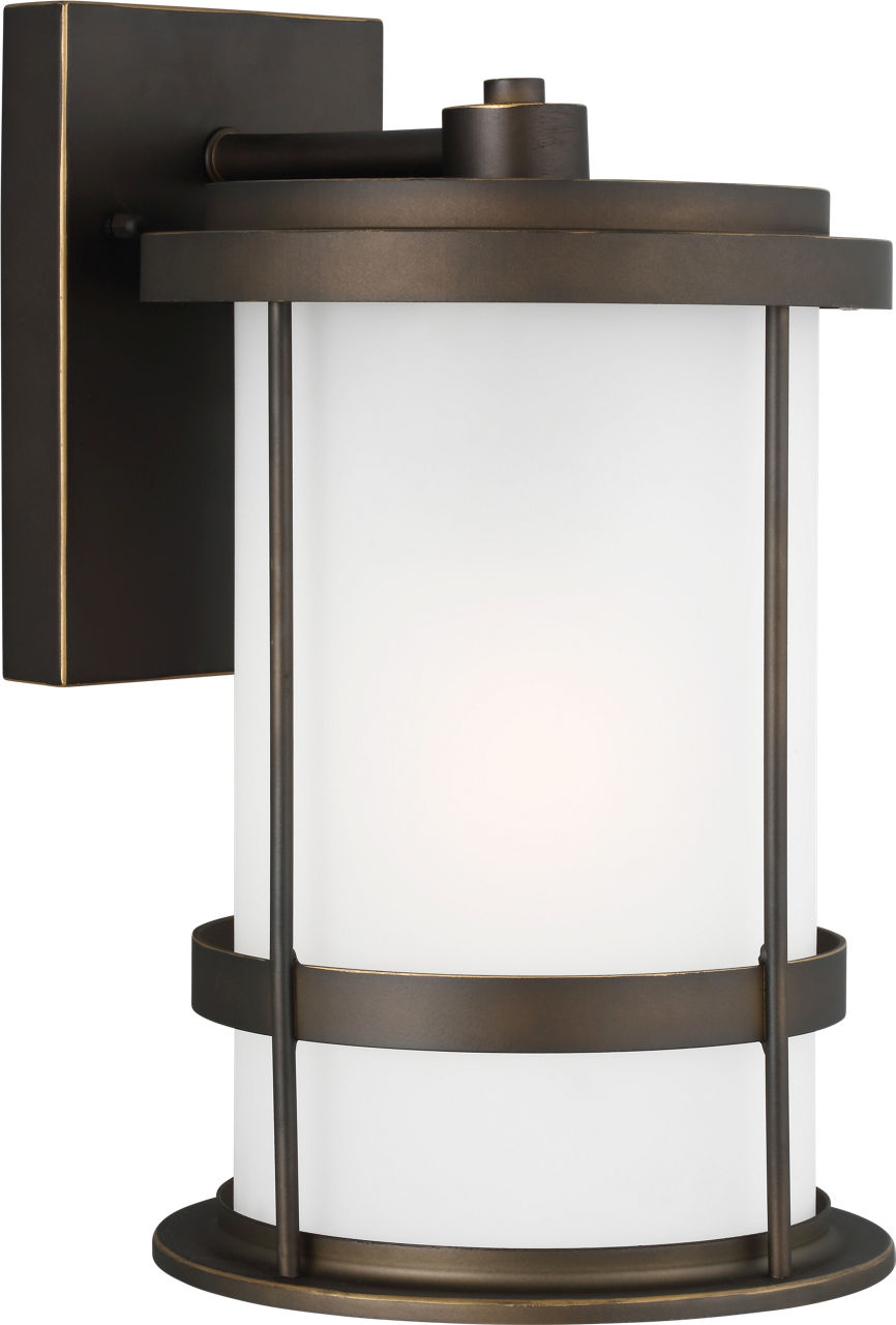 Generation Lighting Wilburn 1 Light 8 inch Antique Bronze Wall Lantern