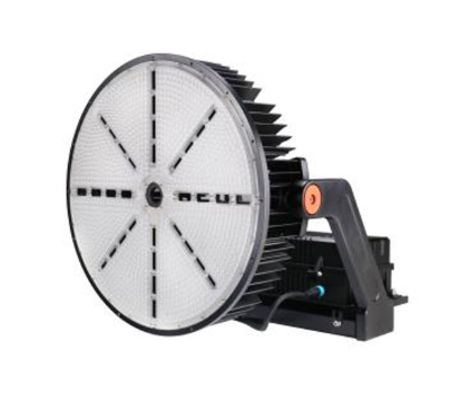 MaxLite SHF1200H-50MNLYRPC Sports/high Output Flood Light 1200W, 220-480V, 20K Surge Protector, Medium Narrow (30 Degrees), 5000K, Black, Yoke?, Nema 3-Pin Photocell Receptacle