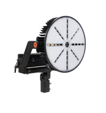 MaxLite SHF620U-50WLK Sports/high Output Flood Light - 620W, 120-277V, 10K Surge Protector, Wide (80 Degrees), 5000K, Black, Knuckle Slipfitter