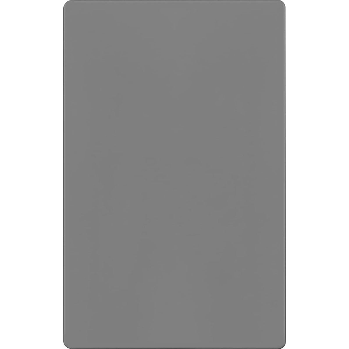 Enerlites SI8801-GY 1 Gang Screwless Blank Wall Plate Child Safe Blank Device Outlet Cover, Gray Finish