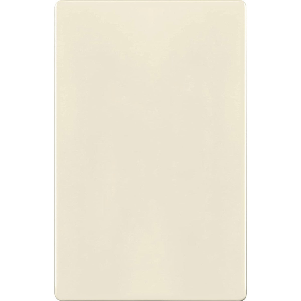 Enerlites SI8801-LA 1 Gang Screwless Blank Wall Plate Child Safe Blank Device Outlet Cover, Light Almond Finish