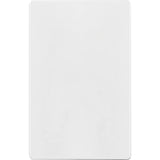 Enerlites SI8801-W 1 Gang Screwless Blank Wall Plate Child Safe Blank Device Outlet Cover, White Finish