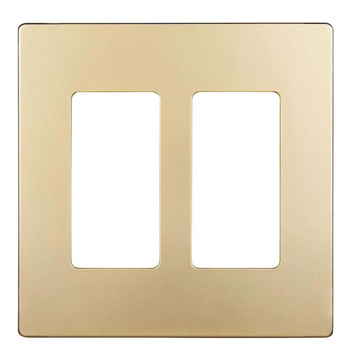 Enerlites SI8832-I IVORY 2 GANG DECORATOR WALL PLATE
