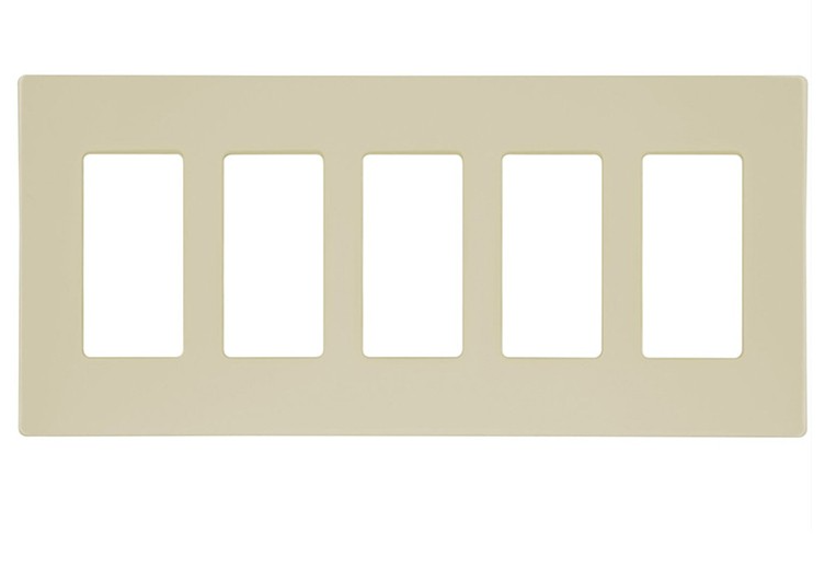Enerlites SI8835-I IVORY 5 GANG DECORATOR WALL PLATE