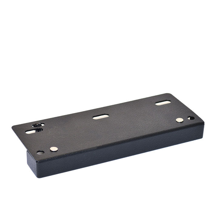 Focus Industries SL43SM2LEDSBLT Small Rail Light - Light Source: Integrated LED Strip - Finish: Black Texture