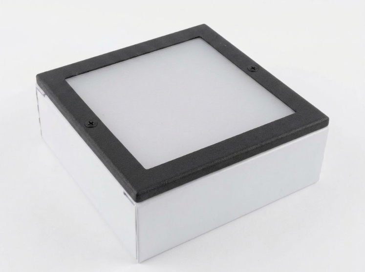 Focus Industries SL4466LEDSBRT 6" x 6" LED Paver Light - Wattage: 2W - Color Temperature: 3000K - Finish: Bronze Texture